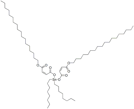 octadecyl (Z,Z)-6,6-dioctyl-4,8,11-trioxo-5,7,12-trioxa-6-stannatriaconta-2,9-dienoate CAS#: 62480-03-9