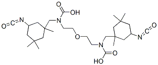 oxydiethylene bis[[(5-isocyanato-1,3,3-trimethylcyclohexyl)methyl]carbamate] CAS#: 68975-84-8