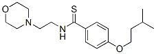 p-(3-Methylbutyloxy)-N-(2-morpholinoethyl)benzothioamide CAS#: 69353-29-3