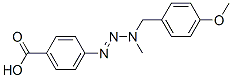 p-[3-(p-Methoxybenzyl)-3-methyl-1-triazeno]benzoic acid CAS#: 65542-18-9