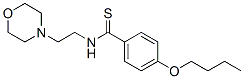 p-Butoxy-N-(2-morpholinoethyl)benzothioamide CAS#: 69353-42-0