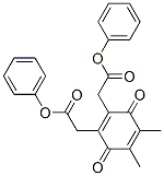 phenyl 2-[4,5-dimethyl-3,6-dioxo-2-(phenoxycarbonylmethyl)-1-cyclohexa -1,4-dienyl]acetate CAS#: 64236-16-4