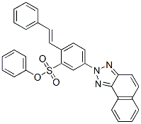 phenyl 4-(2H-naphtho[1,2-d]triazol-2-yl)stilbene-2-sulphonate CAS#: 6994-51-0