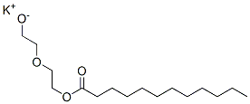 potassium 2-(2-oxidoethoxy)ethyl laurate CAS#: 65859-46-3