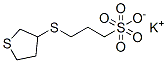 potassium 3-[(tetrahydro-3-thienyl)thio]propane-1-sulphonate S,S-dioxide CAS#: 68083-30-7