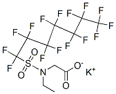 potassium N-ethyl-N-[(pentadecafluoroheptyl)sulphonyl]glycinate CAS#: 67584-62-7