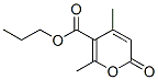 propyl 2,4-dimethyl-6-oxo-pyran-3-carboxylate CAS#: 7470-47-5