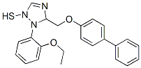 s-Triazole-2-thiol, 5-(4-biphenylyloxymethyl)-1-(o-ethoxyphenyl)- CAS#: 68869-52-3