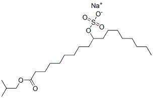 sodium 1-(2-methylpropyl) 10-(sulphooxy)octadecanoate CAS#: 67859-39-6