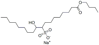 sodium 1-butyl 10-hydroxy-9-sulphonatooctadecanoate CAS#: 68516-72-3