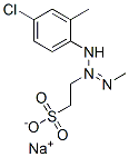 sodium 2-[3-(4-chloro-2-methylphenyl)-1-methyltriazen-2-yl]ethanesulphonate CAS#: 67599-10-4