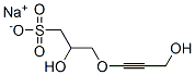sodium 2-hydroxy-3-[(3-hydroxy-1-propynyl)oxy]propanesulphonate CAS#: 67874-61-7