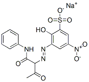sodium 2-hydroxy-5-nitro-3-[[2-oxo-1-[anilinocarbonyl]propyl]azo]benzenesulphonate CAS#: 68400-42-0