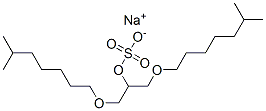 sodium 2-(isooctyloxy)-1-[(isooctyloxy)methyl]ethyl sulphate CAS#: 67989-72-4
