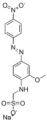 sodium [[2-methoxy-4-[(4-nitrophenyl)azo]phenyl]amino]methanesulphonate CAS#: 67923-59-5