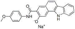 sodium 2-oxido-N-(4-methoxyphenyl)-11H-benzo[a]carbazole-3-carboxamidate CAS#: 68540-91-0