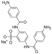 sodium 2,5-bis(p-aminobenzamido)benzenesulphonate CAS#: 67875-28-9
