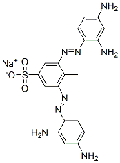sodium 2,6-bis[(2,4-diaminophenyl)azo]toluene-4-sulphonate CAS#: 6441-66-3