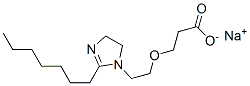 sodium 3-[2-(2-heptyl-4,5-dihydro-1H-imidazol-1-yl)ethoxy]propionate CAS#: 68877-55-4