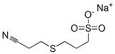 sodium 3-[(2-cyanoethyl)thio]propanesulphonate CAS#: 61020-15-3