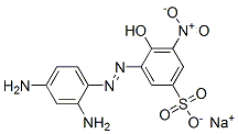 sodium 3-[(2,4-diaminophenyl)azo]-4-hydroxy-5-nitrobenzenesulphonate CAS#: 6054-81-5