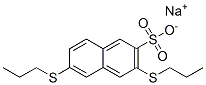 sodium 3,6-bis(propylthio)naphthalene-2-sulphonate CAS#: 68444-02-0