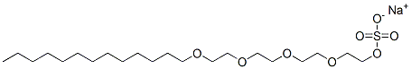 sodium 3,6,9,12-tetraoxapentacosyl sulphate CAS#: 66161-58-8