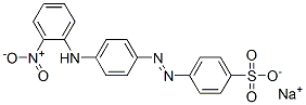 sodium 4-[[4-[(2-nitrophenyl)amino]phenyl]azo]benzenesulphonate CAS#: 66214-46-8