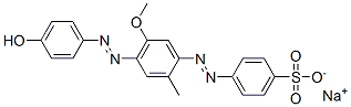 sodium [[4-[(4-hydroxyphenyl)azo]-5-methoxy-2-methylphenyl]azo]-4-benzenesulphonate CAS#: 68400-34-0