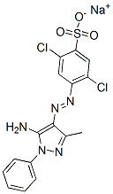 sodium 4-[(5-amino-3-methyl-1-phenyl-1H-pyrazol-4-yl)azo]-2,5-dichlorobenzenesulphonate CAS#: 69762-08-9