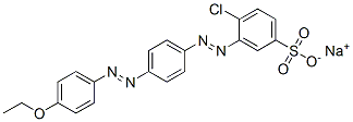sodium 4-chloro-3-[[4-[(4-ethoxyphenyl)azo]phenyl]azo]benzenesulphonate CAS#: 68959-01-3