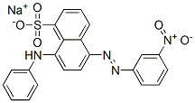 sodium 5-[(3-nitrophenyl)azo]-8-(phenylamino)naphthalenesulphonate CAS#: 68227-40-7