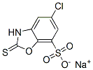sodium 5-chloro-2,3-dihydro-2-thioxobenzoxazole-7-sulphonate CAS#: 7342-34-9