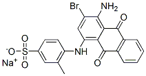 sodium 6-[(4-amino-3-bromo-9,10-dihydro-9,10-dioxo-1-anthryl)amino]toluene-3-sulphonate CAS#: 6424-75-5