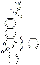 sodium 6,7-bis[(phenylsulphonyl)oxy]naphthalene-2-sulphonate CAS#: 63251-43-4