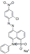 sodium 8-anilino-5-[(2-chloro-4-nitrophenyl)azo]naphthalene-1-sulphonate CAS#: 67875-18-7