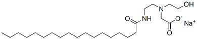 sodium N-(2-hydroxyethyl)-N-[2-[(1-oxooctadecyl)amino]ethyl]glycinate CAS#: 68298-17-9