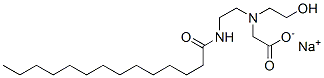sodium N-(2-hydroxyethyl)-N-[2-[(1-oxotetradecyl)amino]ethyl]glycinate CAS#: 63556-21-8