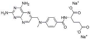 sodium N-[4-[[(2,4-diamino-6-pteridinyl)methyl]methylamino]benzoyl]-L-glutamate CAS#: 7532-04-9
