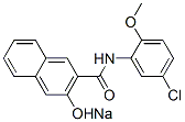 sodium N-(5-chloro-2-methoxyphenyl)-3-hydroxynaphthalene-2-carboxamidate CAS#: 68025-33-2