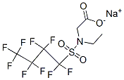 sodium N-ethyl-N-[(nonafluorobutyl)sulphonyl]glycinate CAS#: 68555-68-0