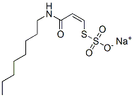 sodium (Z)-S-[3-(octylamino)-3-oxo-1-propenyl] thiosulphate CAS#: 63693-67-4