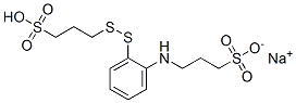 sodium hydrogen 3-[[2-[(3-sulphonatopropyl)amino]phenyl]dithio]propane-1-sulphonate CAS#: 60067-58-5
