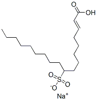 sodium hydrogen 9-sulphonatooctadecenoate CAS#: 68959-02-4
