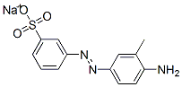 sodium m-[(4-amino-m-tolyl)azo]benzenesulphonate CAS#: 68516-59-6
