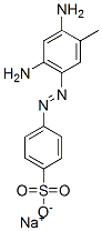 sodium p-[(4,6-diamino-m-tolyl)azo]benzenesulphonate CAS#: 6300-61-4