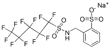 sodium [[[(undecafluoropentyl)sulphonyl]amino]methyl]benzenesulphonate CAS#: 68299-20-7