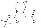 tert-Butyl 2-(2-methoxy-2-oxoethyl)piperazine-1-carboxylate CAS#: 183852-65-5