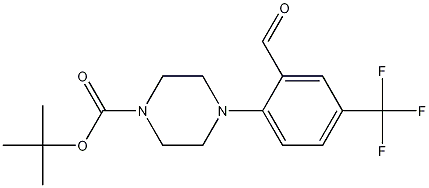 tert-Butyl 4-(2-formyl-4-(trifluoromethyl)phenyl)piperazine-1-carboxylate CAS#: 626219-95-2