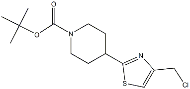tert-Butyl 4-[4-(chloroMethyl)thiazol-2-yl]piperidine-1-carboxylate CAS#: 650579-82-1